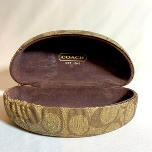 Coach Monogram Hard Clamshell Sunglass Case